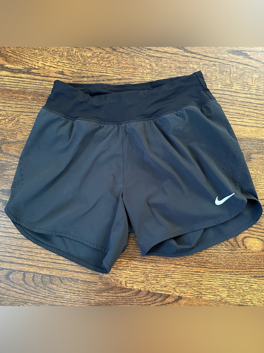 Nike Black Dri-FIT Athletic Running Shorts, Woman’s Medium